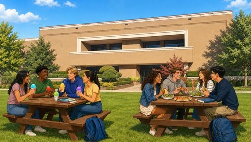 College Students Picnic