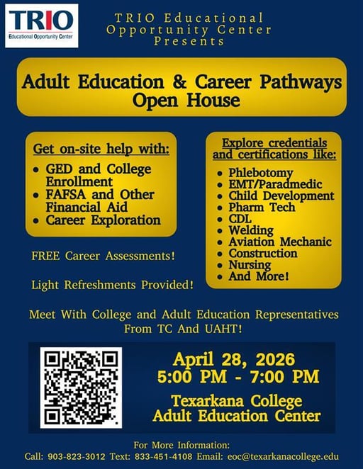 Adult Education  Career Pathways Open House 1