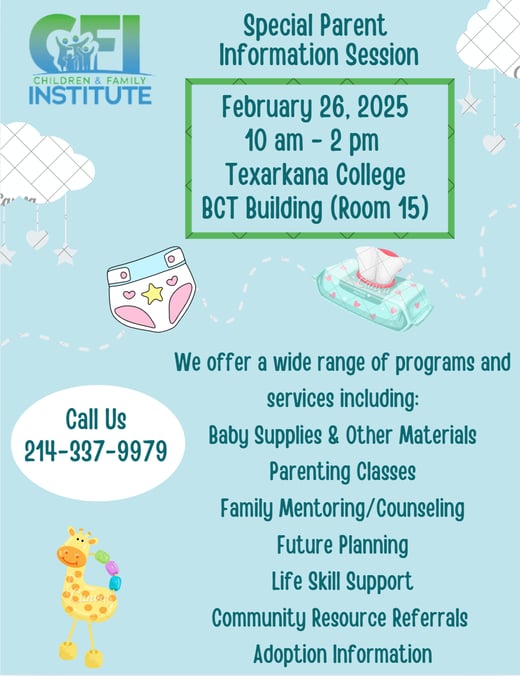 February 26 CFI Diaper Drive