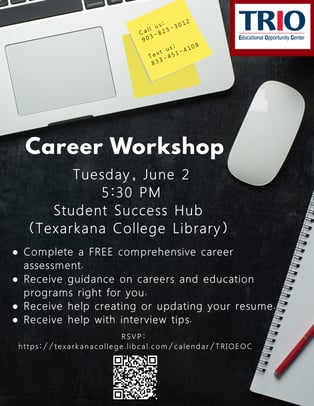 June 2 Career Workshop