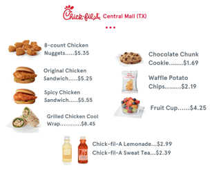 chick-fil-a-central-mall-at-tc-menu
